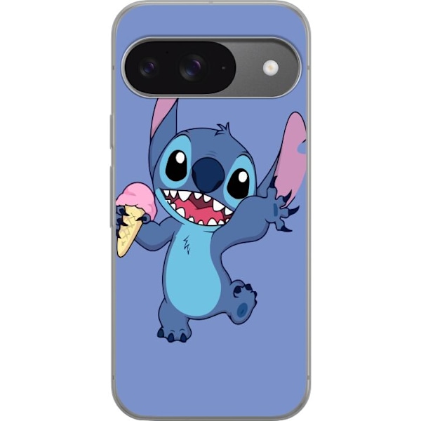 Google Pixel 9 Gjennomsiktig deksel Glad Stitch