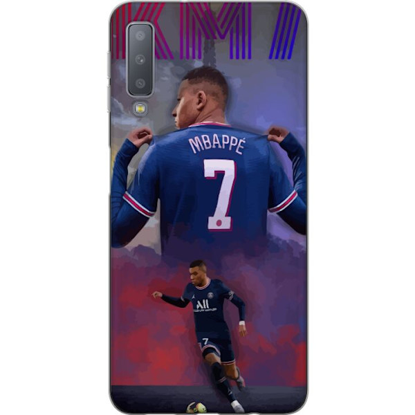 Samsung Galaxy A7 (2018) Läpinäkyvä kuori MAP Jalkapallo Design Graafinen Kuviointi Moderni Urheiluaihe Trendikäs Jalkapallo Suosittu Graafinen Ty