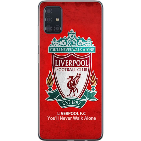 Samsung Galaxy A51 Läpinäkyvä kuori Liverpool