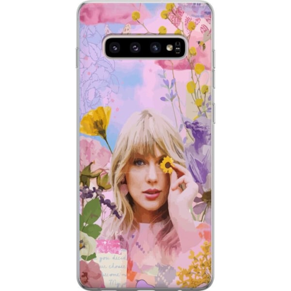 Samsung Galaxy S10+ Gennemsigtig cover Taylor Swift