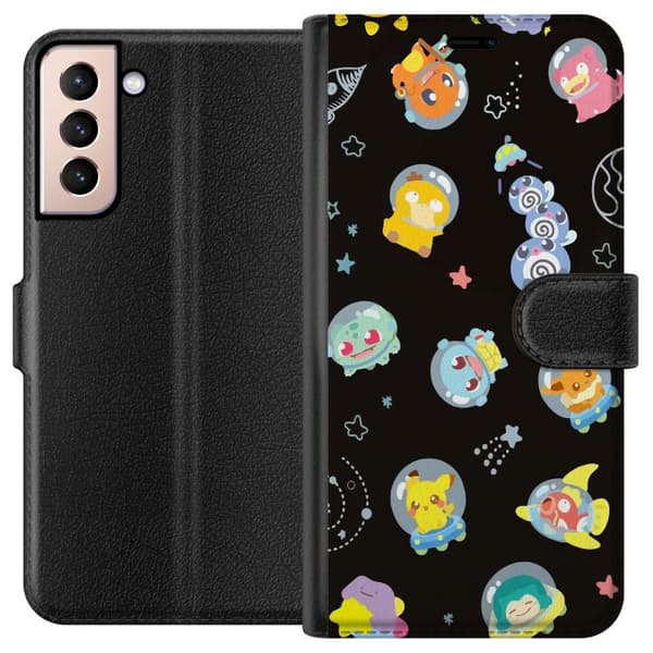 Kompatibelt Plånboksfodral till Samsung Galaxy S21 Pokemon