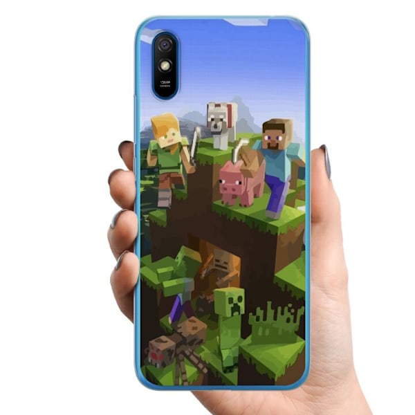 Xiaomi Redmi 9A TPU Mobilskal MineCraft