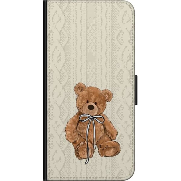 Kompatibel Tegnebogsetui til OnePlus 9 Pro Lille Teddy – klassisk teddy i enkel design