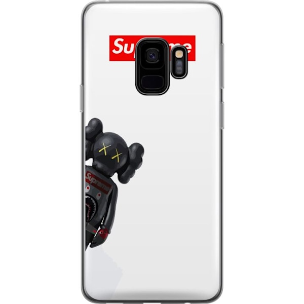 Samsung Galaxy S9 Läpinäkyvä kuori KAWS Supreme