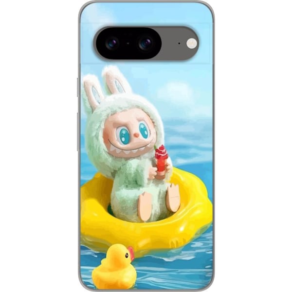 Google Pixel 8 Genomskinligt Skal Labubu Macaron Series