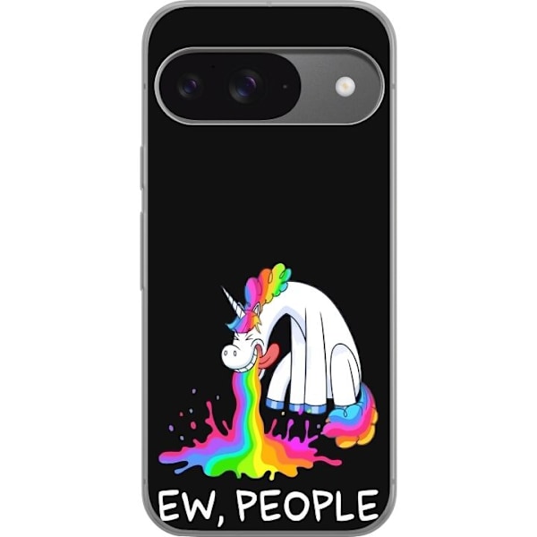 Google Pixel 9 Pro Genomskinligt Skal EW People Unicorn