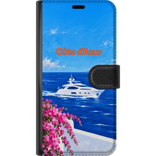 Kompatibel Tegnebogsetui til Apple iPhone XS Max Blå rivierayacht blå