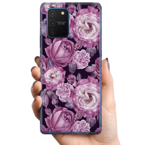 Samsung Galaxy S10 Lite TPU Mobilcover Blomster