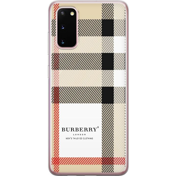 Samsung Galaxy S20 Gennemsigtig cover Burberry