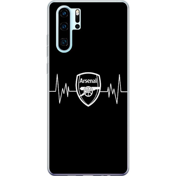 Huawei P30 Pro Genomskinligt Skal Arsenal