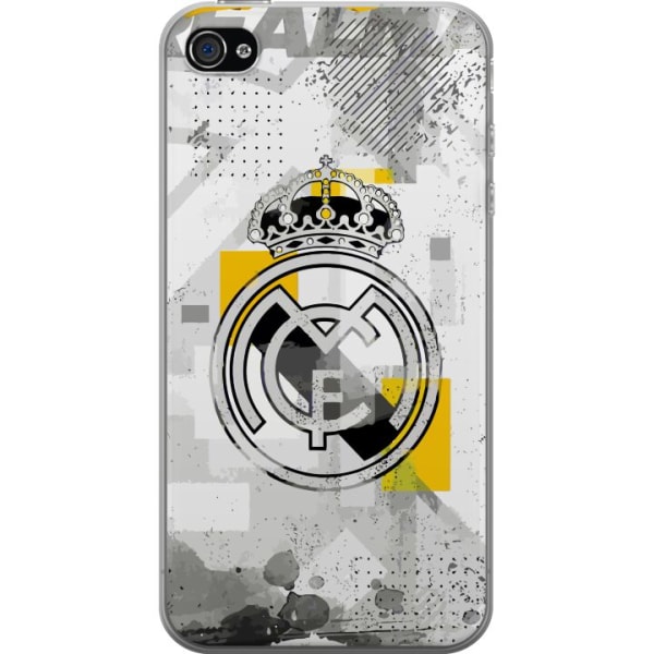 Apple iPhone 4 Genomskinligt Skal Real Madrid