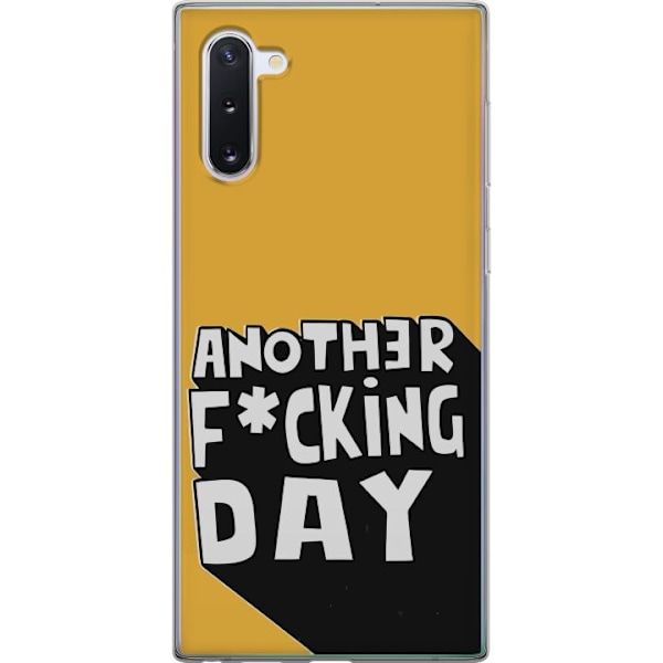 Samsung Galaxy Note10 Läpinäkyvä kuori Another Day Tekstimotiivi Huumori Katumuoti Graafinen Rohkea Tyyli Suosittu Elämäntapa Kaupunkimuoti Desig