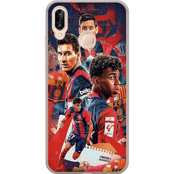 Huawei P20 lite Genomskinligt Skal Yamal Lamine x Messi