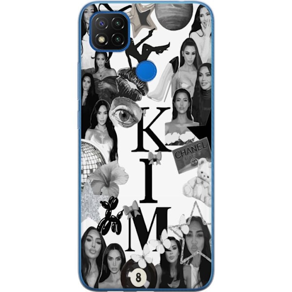 Xiaomi Redmi 9C NFC Genomskinligt Skal Kim Kardashian – Aesthetic Look 2025