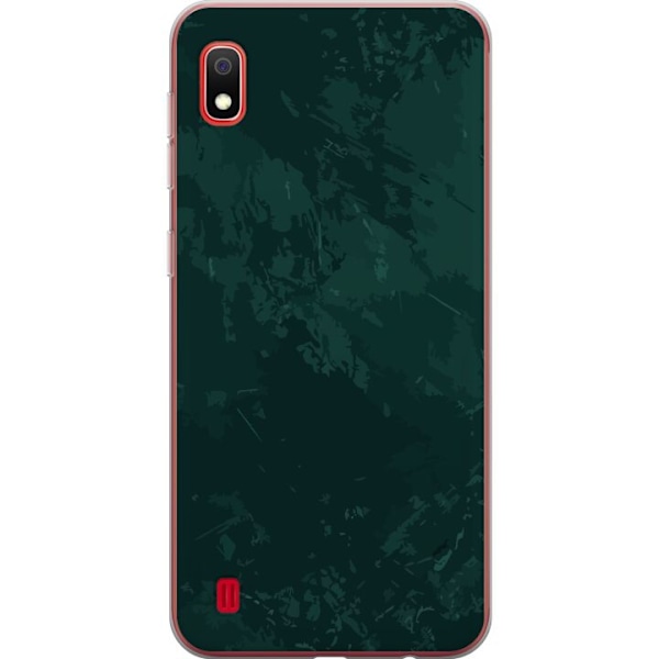 Samsung Galaxy A10 Läpinäkyvä kuori Emerald Echo