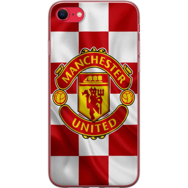 Apple iPhone SE (2020) Läpinäkyvä kuori Manchester United