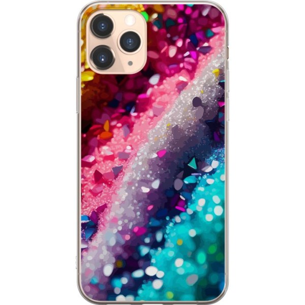 Apple iPhone 11 Pro Gennemsigtig cover Glitter
