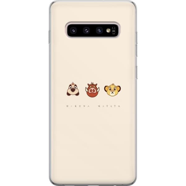 Kompatibelt Mobildeksel til Samsung Galaxy S10+ Hakuna matata