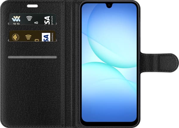 Yhteensopiva Lompakkokotelo Samsung Galaxy A18 Blå elgitarr sininen