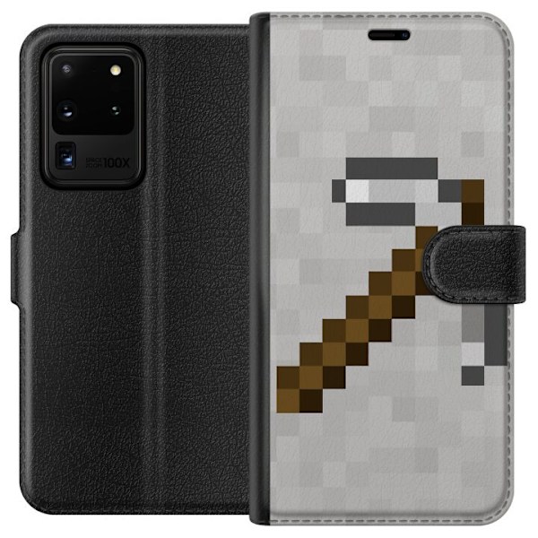 Samsung Galaxy S20 Ultra Plånboksfodral Minecraft Tools