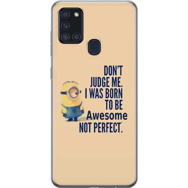 Samsung Galaxy A21s Deksel / Mobildeksel - Minions