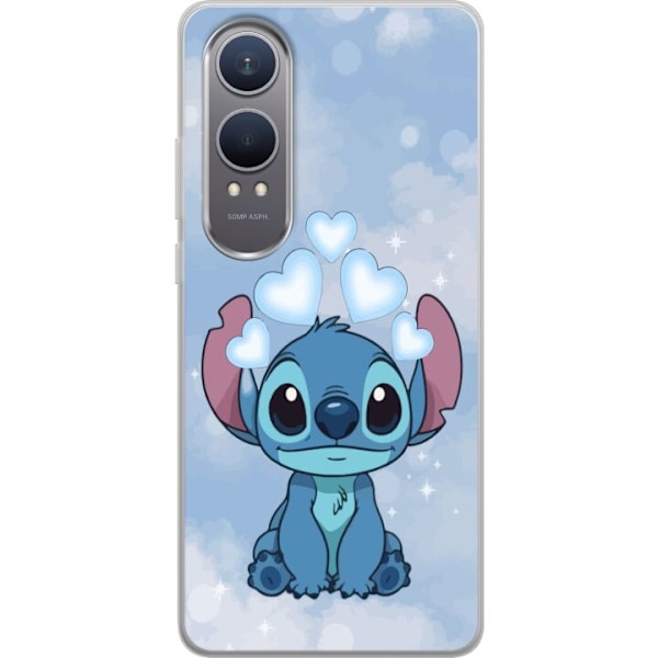OnePlus Nord CE4 Lite Läpinäkyvä kuori Stitch Hyppäävä Ilo - Hauska Suunnittelu Lahjalle