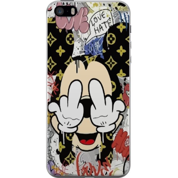 Apple iPhone 5s Gennemsigtig cover Mickey Mouse