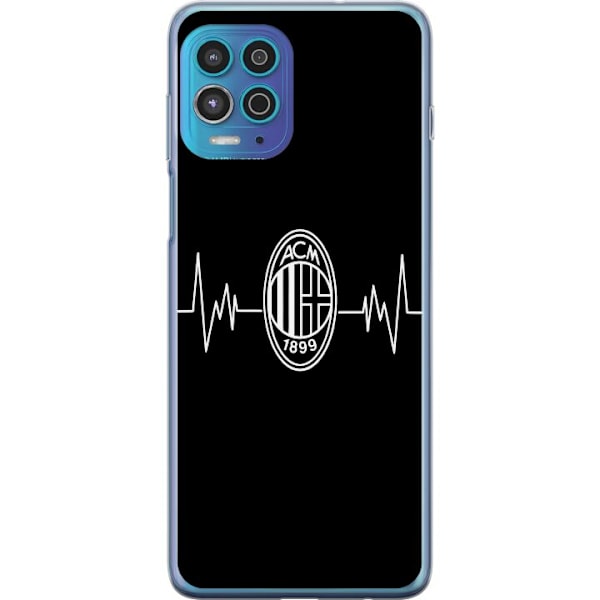 Motorola Moto G100 Läpinäkyvä kuori AC Milan