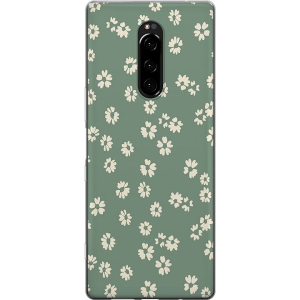 Sony Xperia 1 Genomskinligt Skal Blomsterdröm – färgglatt blommönster