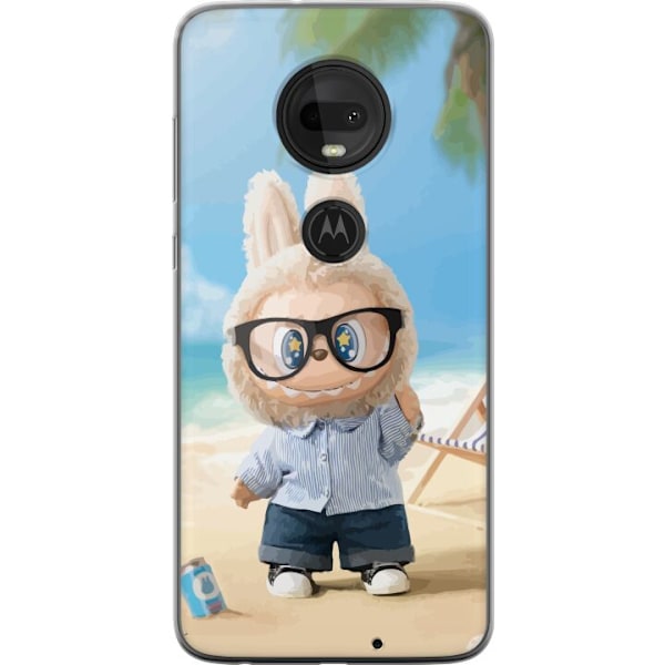Motorola Moto G7 Läpinäkyvä kuori Labubu Tummat Unelmat