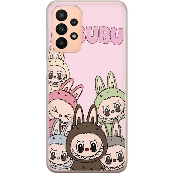 Samsung Galaxy A23 5G Läpinäkyvä kuori Labubu Classics