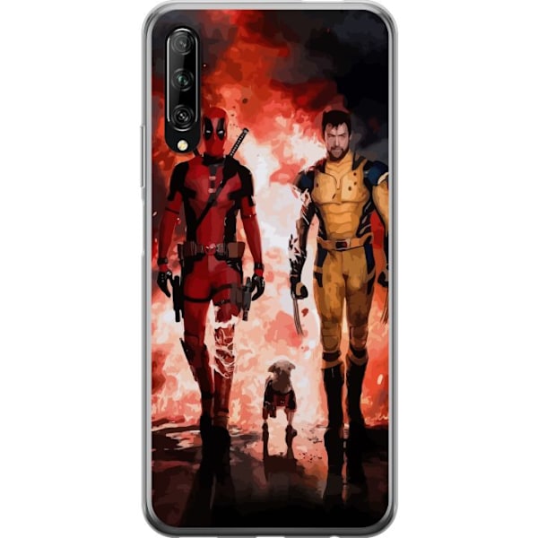 Huawei P smart Pro 2019 Genomskinligt Skal Wolverine Deadpool