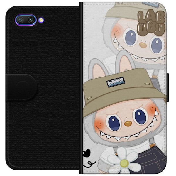Honor 10 Lompakkokotelo Labubu Minimal Mood - Yksinkertainen ja tyylikäs hirviösuunnittelu