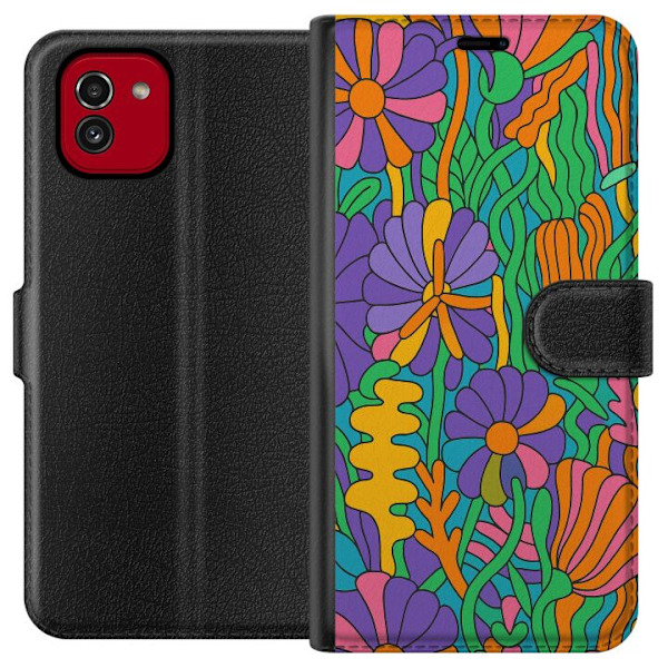 Samsung Galaxy A03 Tegnebogsetui Farveeksplosion