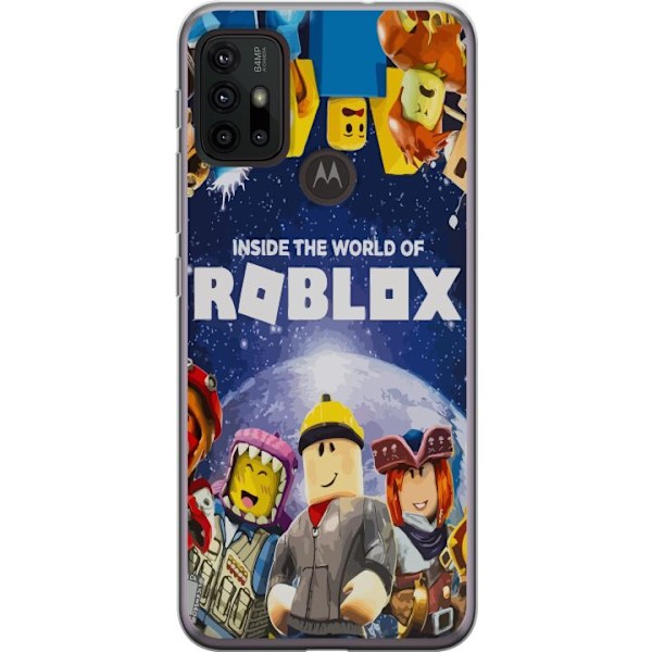 Motorola Moto G30 Läpinäkyvä kuori Roblox