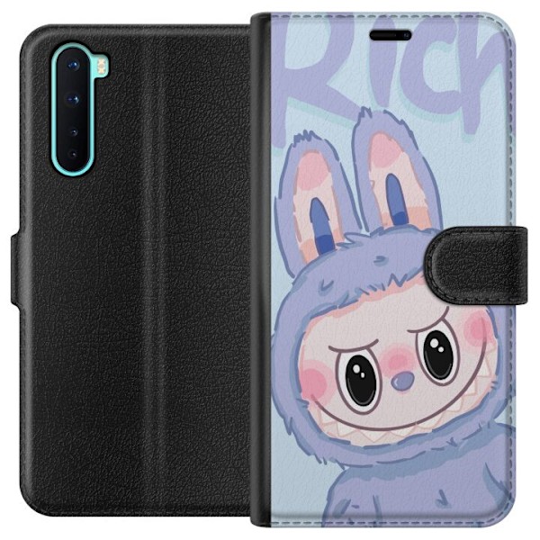 OnePlus Nord Lompakkokotelo Sininen Jänis Labubu