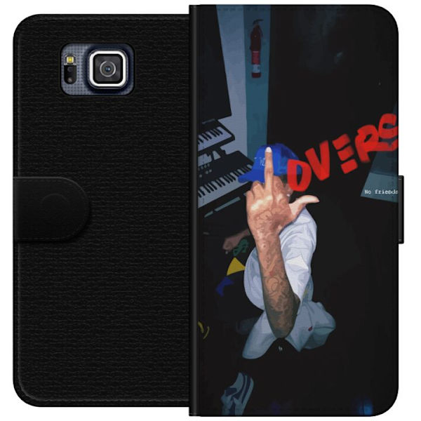 Samsung Galaxy Alpha Plånboksfodral Lovers Mystical Romance Kärlek Mystik Design Romantiskt Motiv Populärt Grafiskt Mönster Fashion Stil