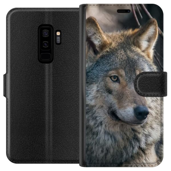 Kompatibel Tegnebogsetui til Samsung Galaxy S9+ Ulve