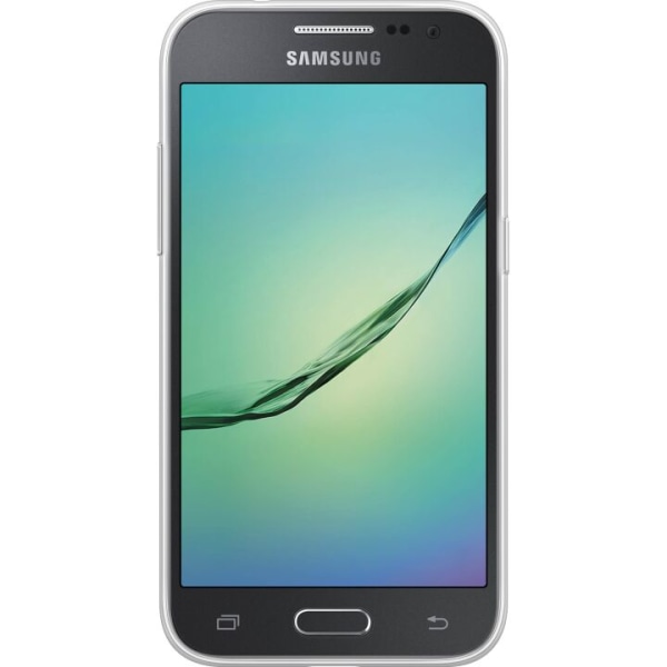 Samsung Galaxy Core Prime Gjennomsiktig deksel Blomster Blå..