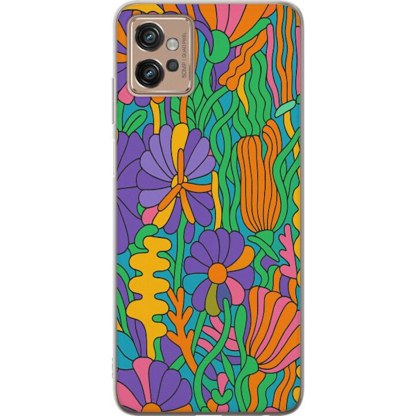Motorola Moto G32 Läpinäkyvä kuori Värien räjähdys