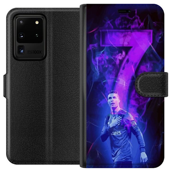 Samsung Galaxy S20 Ultra Lommeboketui Ronaldo 7 - Fotballlegen