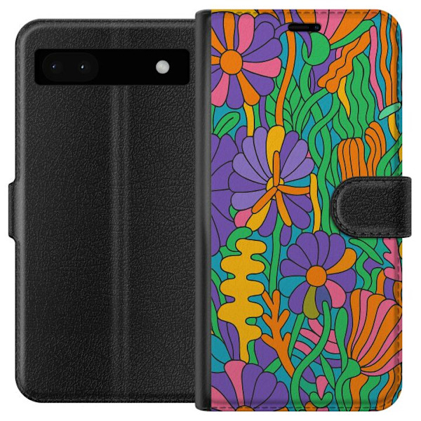 Google Pixel 6a Tegnebogsetui Farveeksplosion