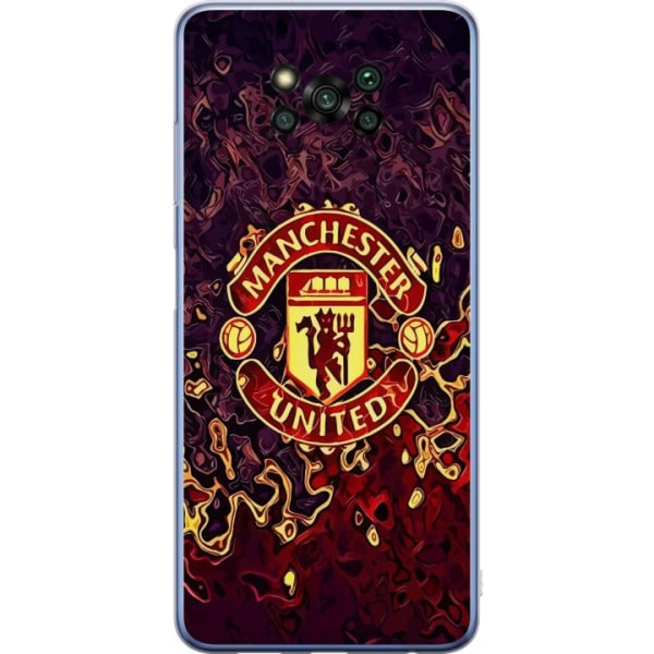 Xiaomi Poco X3 Pro Gjennomsiktig deksel Manchester United