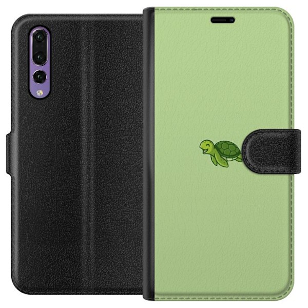 Huawei P20 Pro Tegnebogsetui Sköldpadda