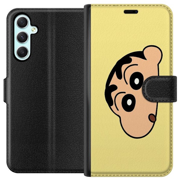 Samsung Galaxy A34 Tegnebogsetui Peeking Shinchan