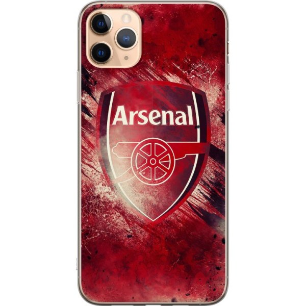 Apple iPhone 11 Pro Max Cover / Mobilcover - Arsenal Fodbold