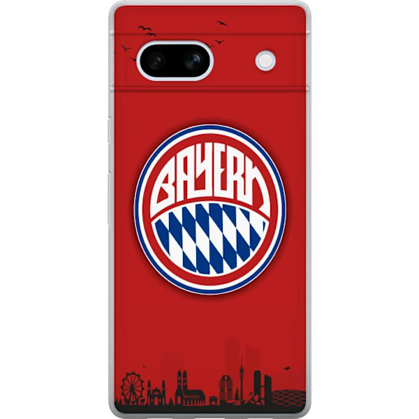 Google Pixel 7a Genomskinligt Skal FC Bayern Munich