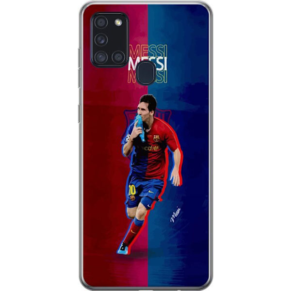 Samsung Galaxy A21s Gjennomsiktig deksel Messi