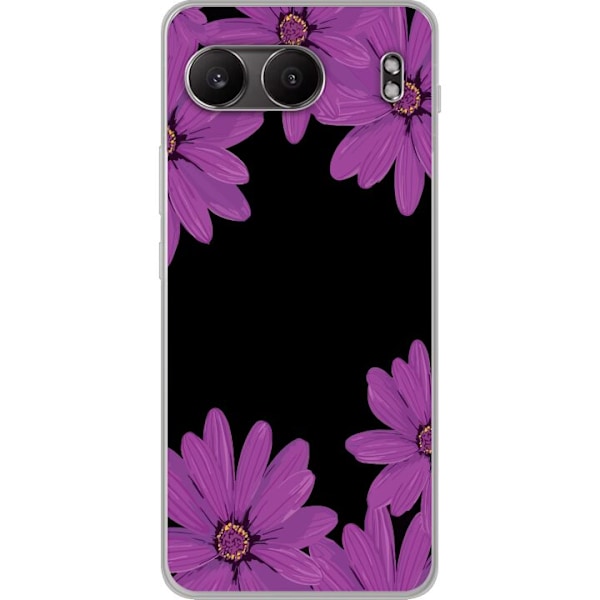 OnePlus Nord 4 Gennemsigtig cover Blomsterarrangement