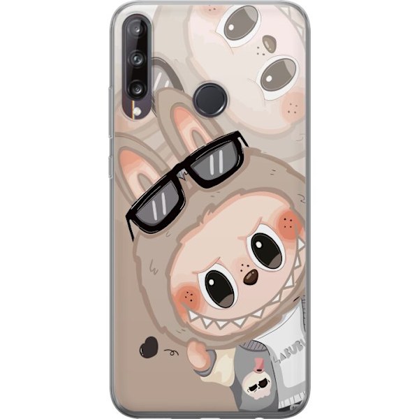 Huawei P40 lite E Genomskinligt Skal Labubu Rainbow Chaos –